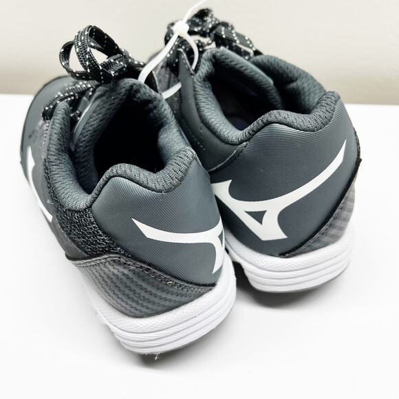 NEW Mizuno Women's Gray 9-Spike Swift 6 Low Metal Softball Cleats Shoes Size 6.5 - Picture 5 of 7